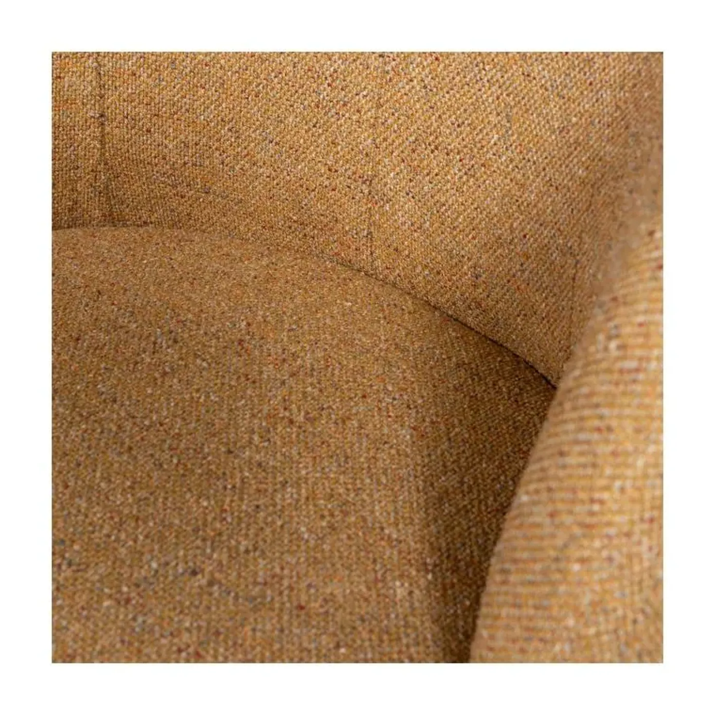 Serra Draaifauteuil Geweven Stof Curry Melange
