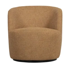 Serra Draaifauteuil Geweven Stof Curry Melange