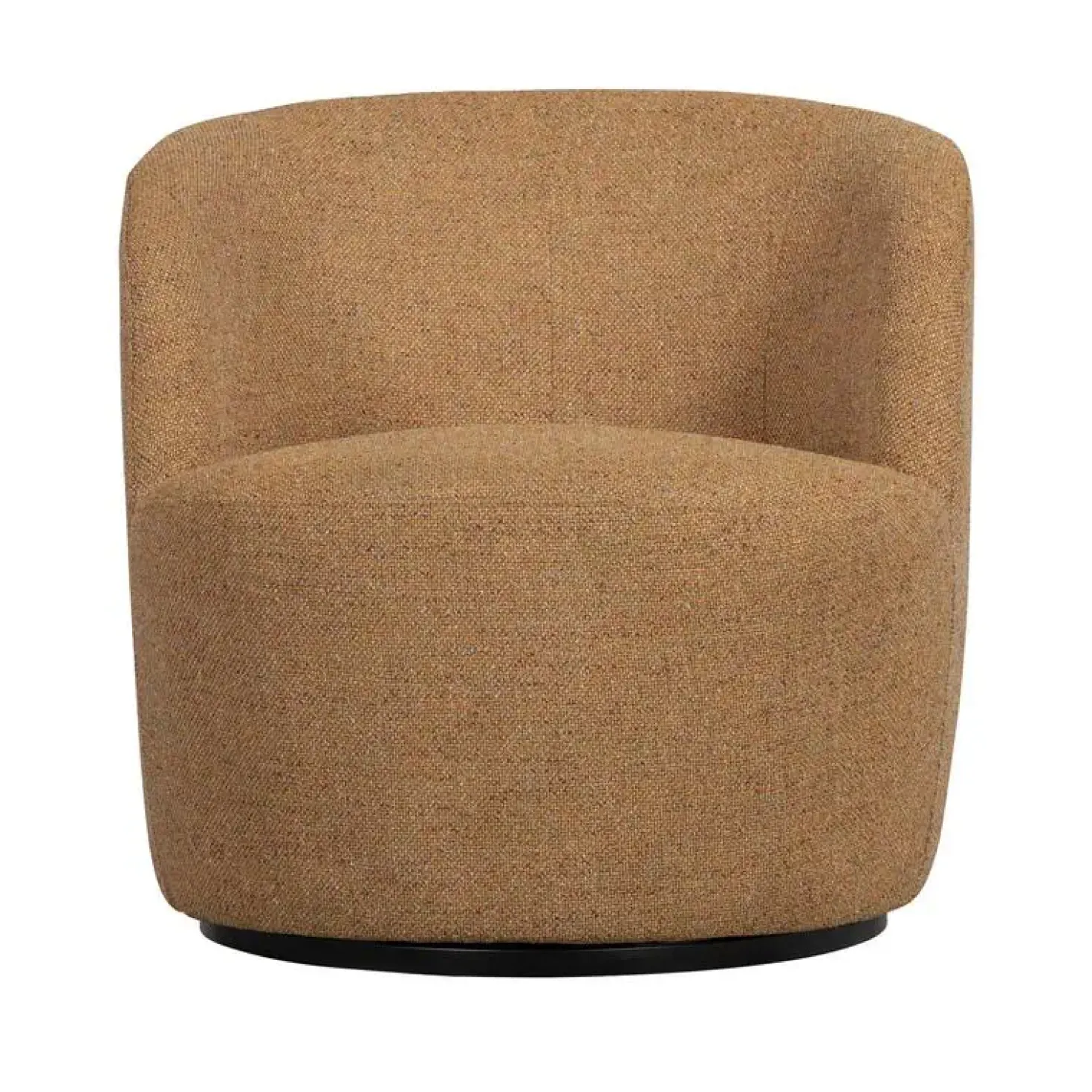 Serra Draaifauteuil Geweven Stof Curry Melange