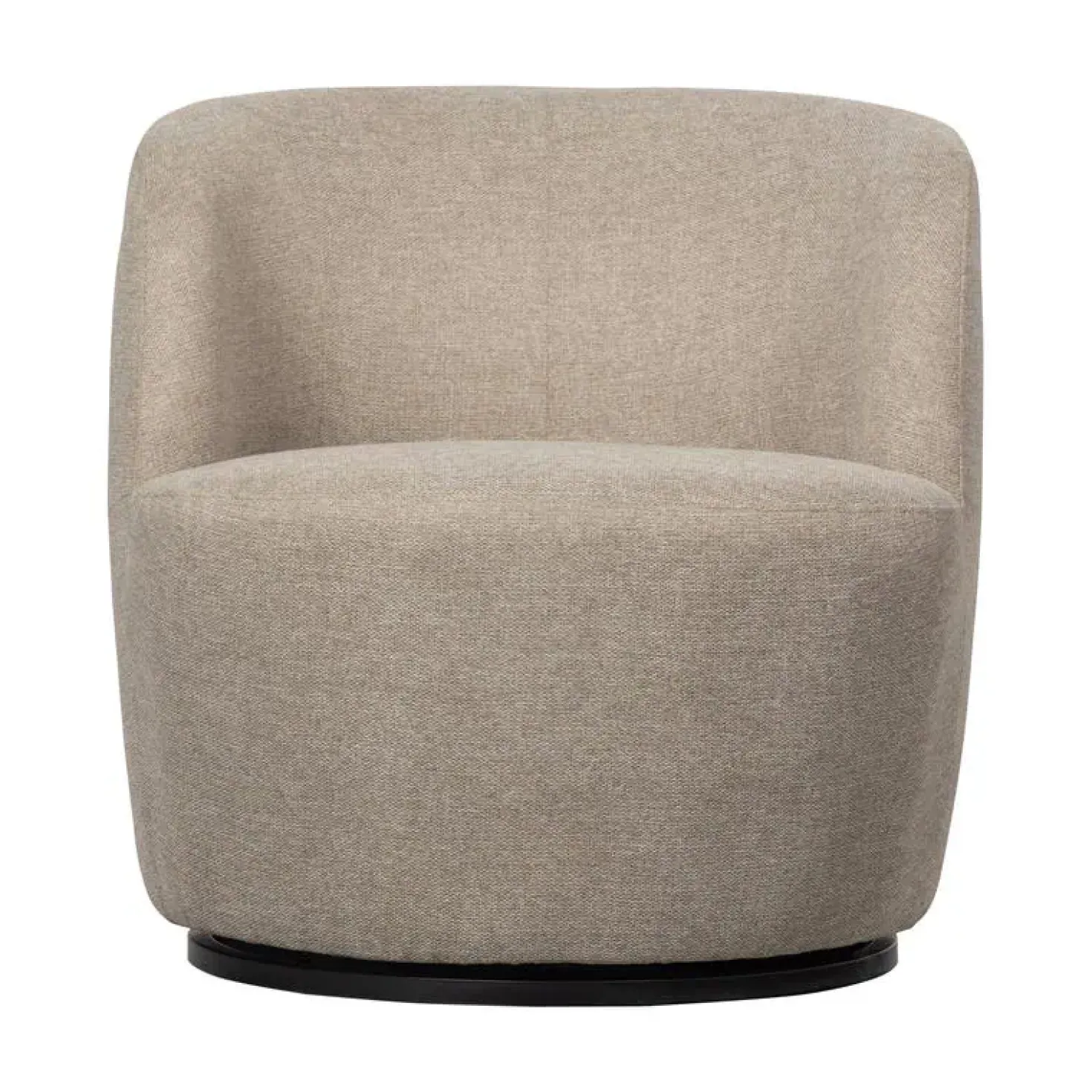 Serra Draaifauteuil Geweven Stof Zand