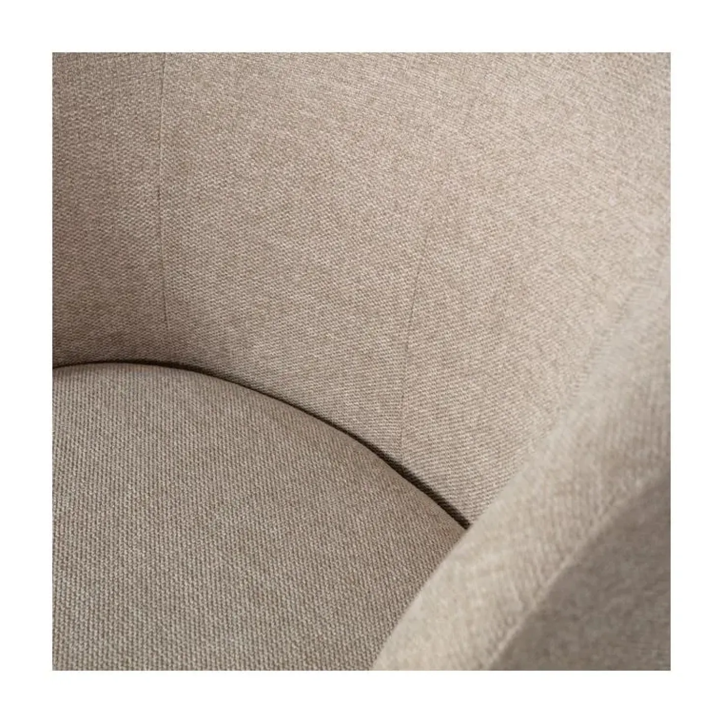 Serra Draaifauteuil Geweven Stof Zand