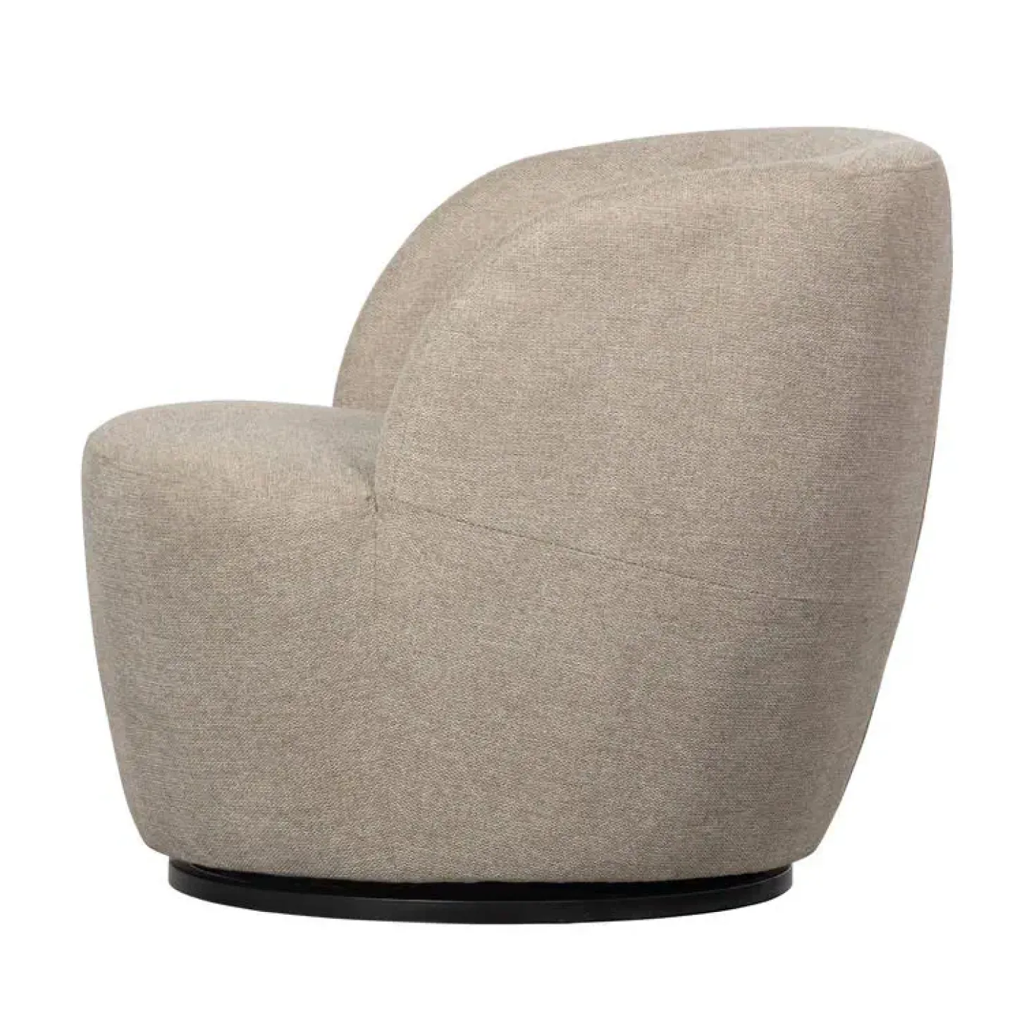 Serra Draaifauteuil Geweven Stof Zand