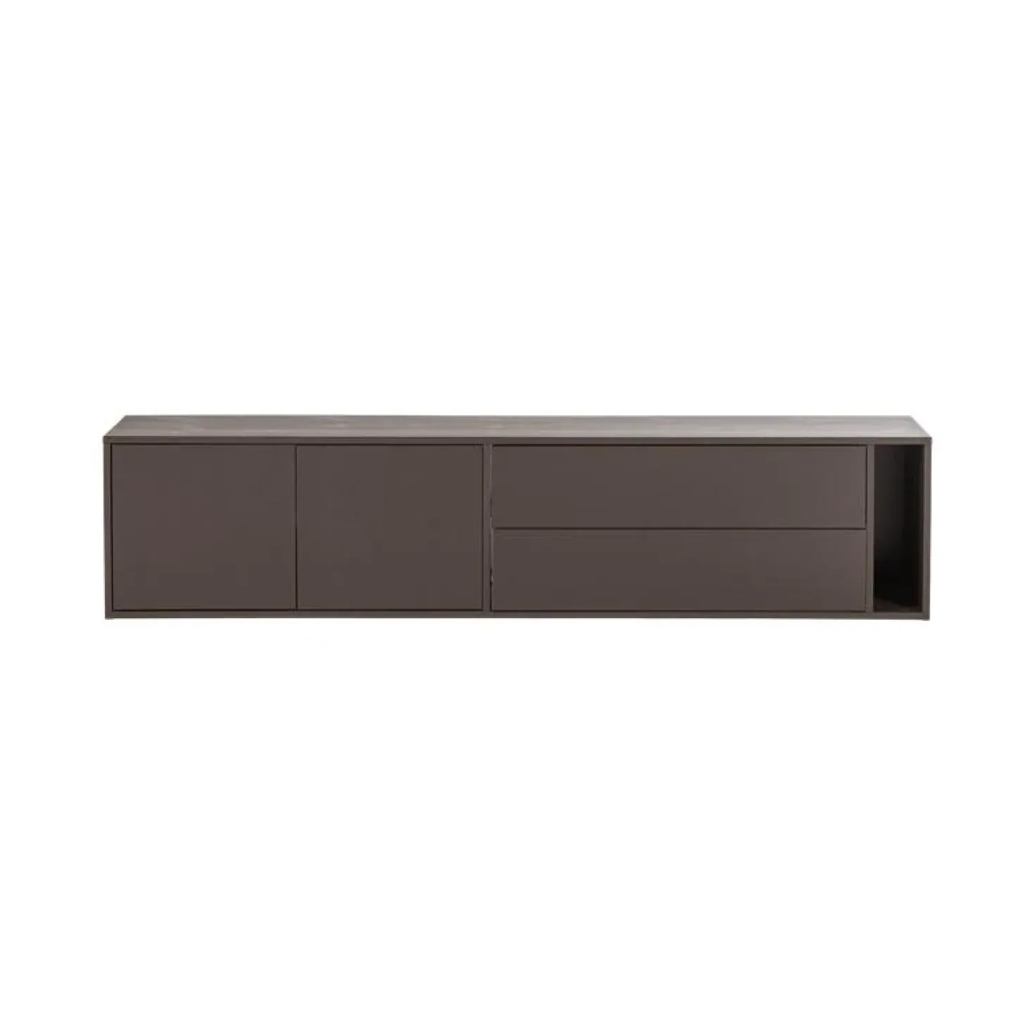 Settle Down Tv meubel Grenen Middenbruin 200cm