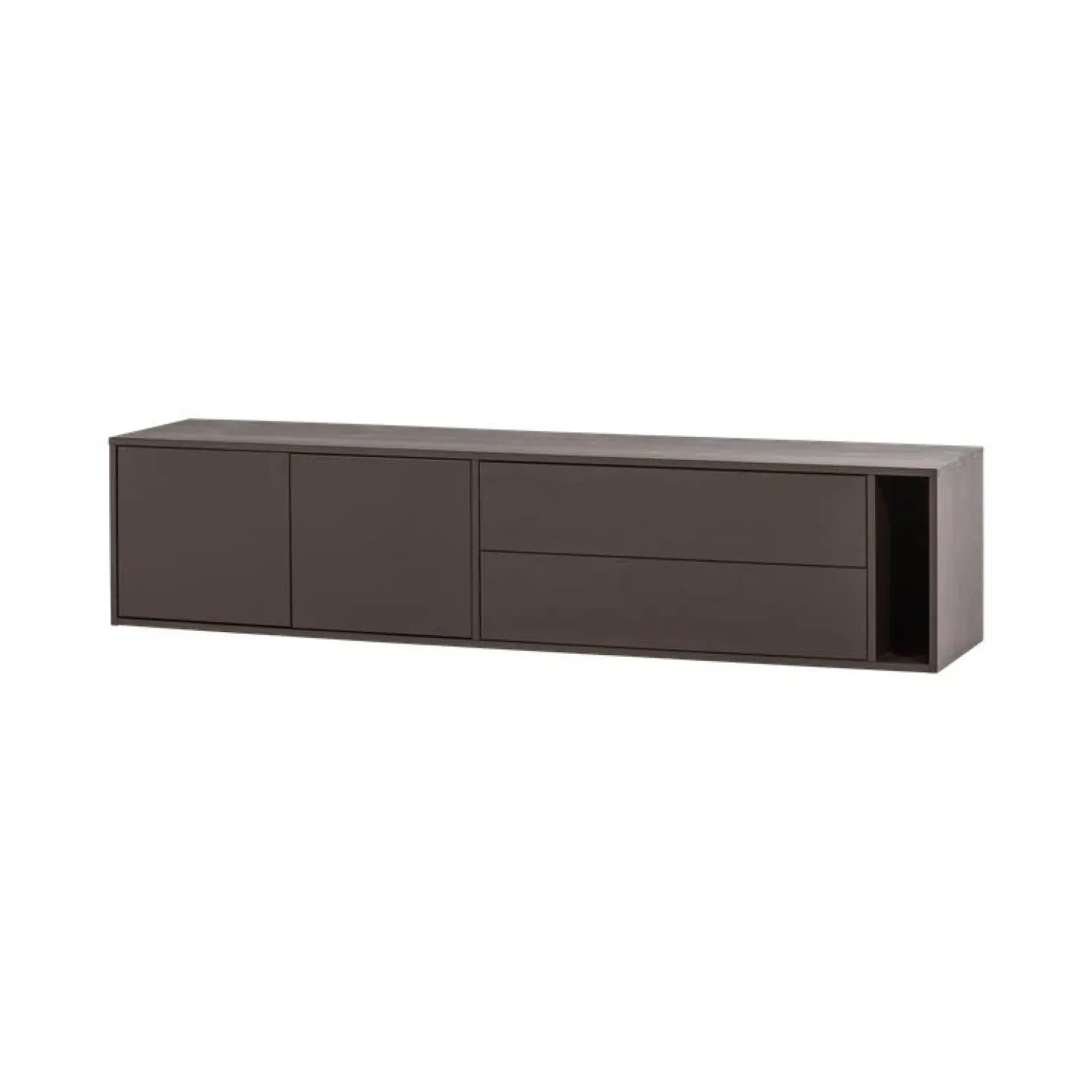Settle Down Tv meubel Grenen Middenbruin 200cm