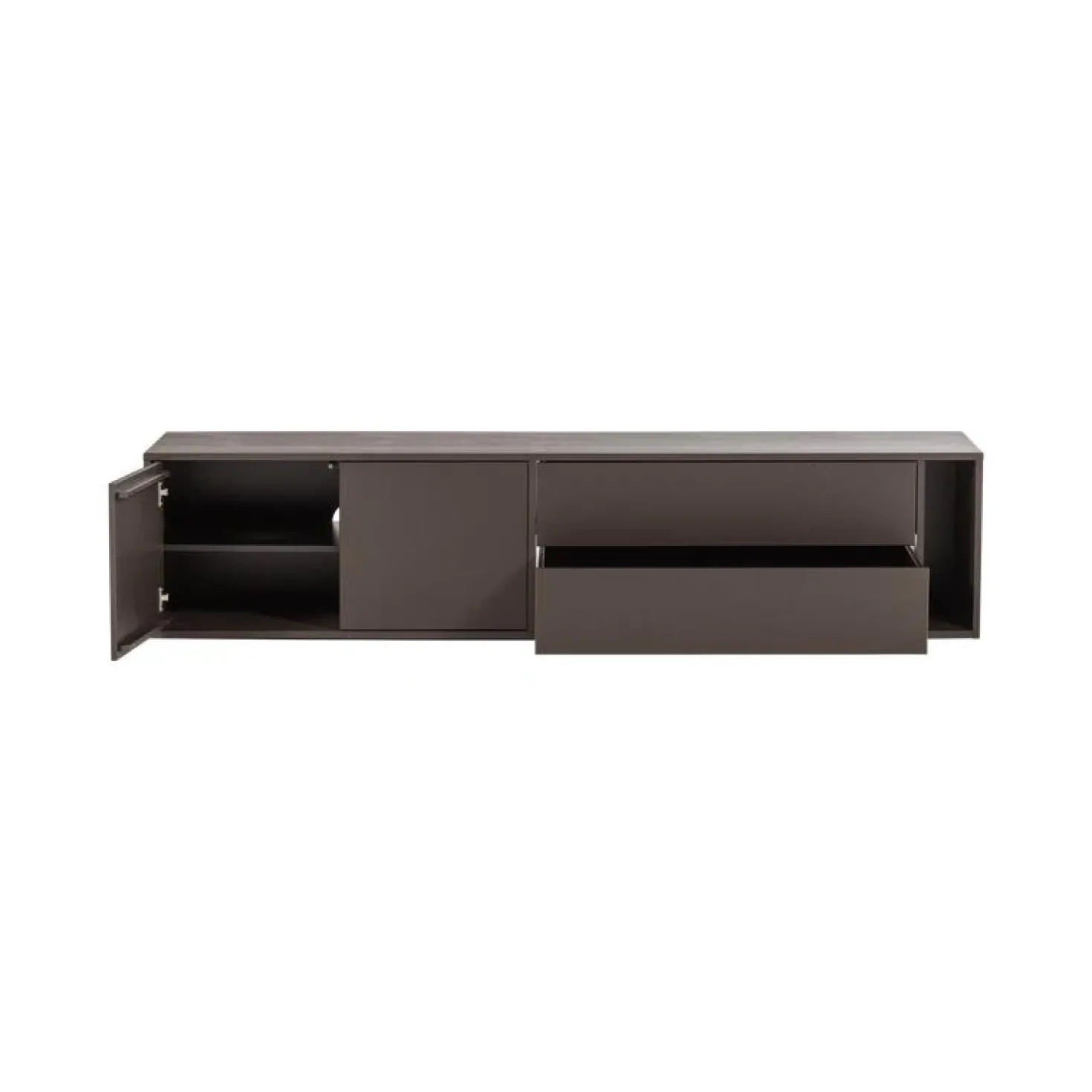 Settle Down Tv meubel Grenen Middenbruin 200cm