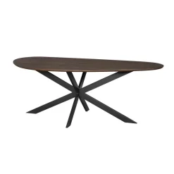 Shane Eettafel Organisch Walnoot Eikenhout 210cm