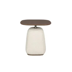 Shelly Bijzettafel Gebroken wit 48cm