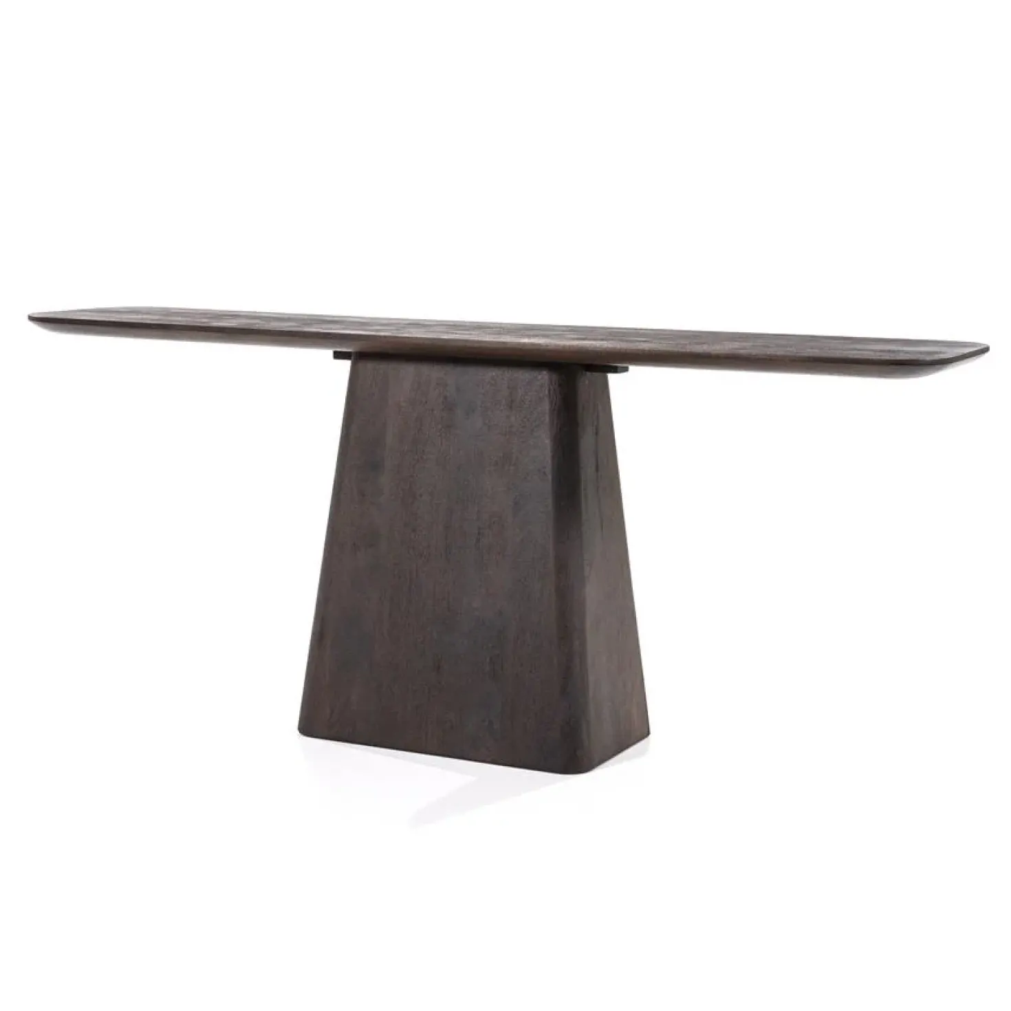 Sidetable Aron 180×40 bruin