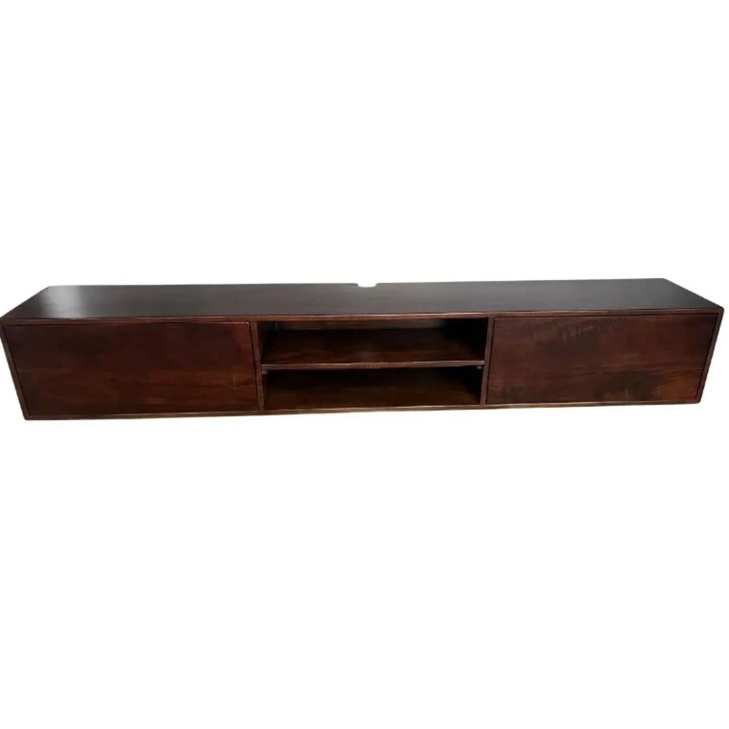 Sigge Zwevend Tv meubel walnoot 200cm