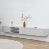 Sigge Zwevend Tv meubel zand 240cm