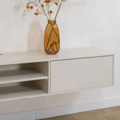 Sigge Zwevend Tv meubel zand 200cm