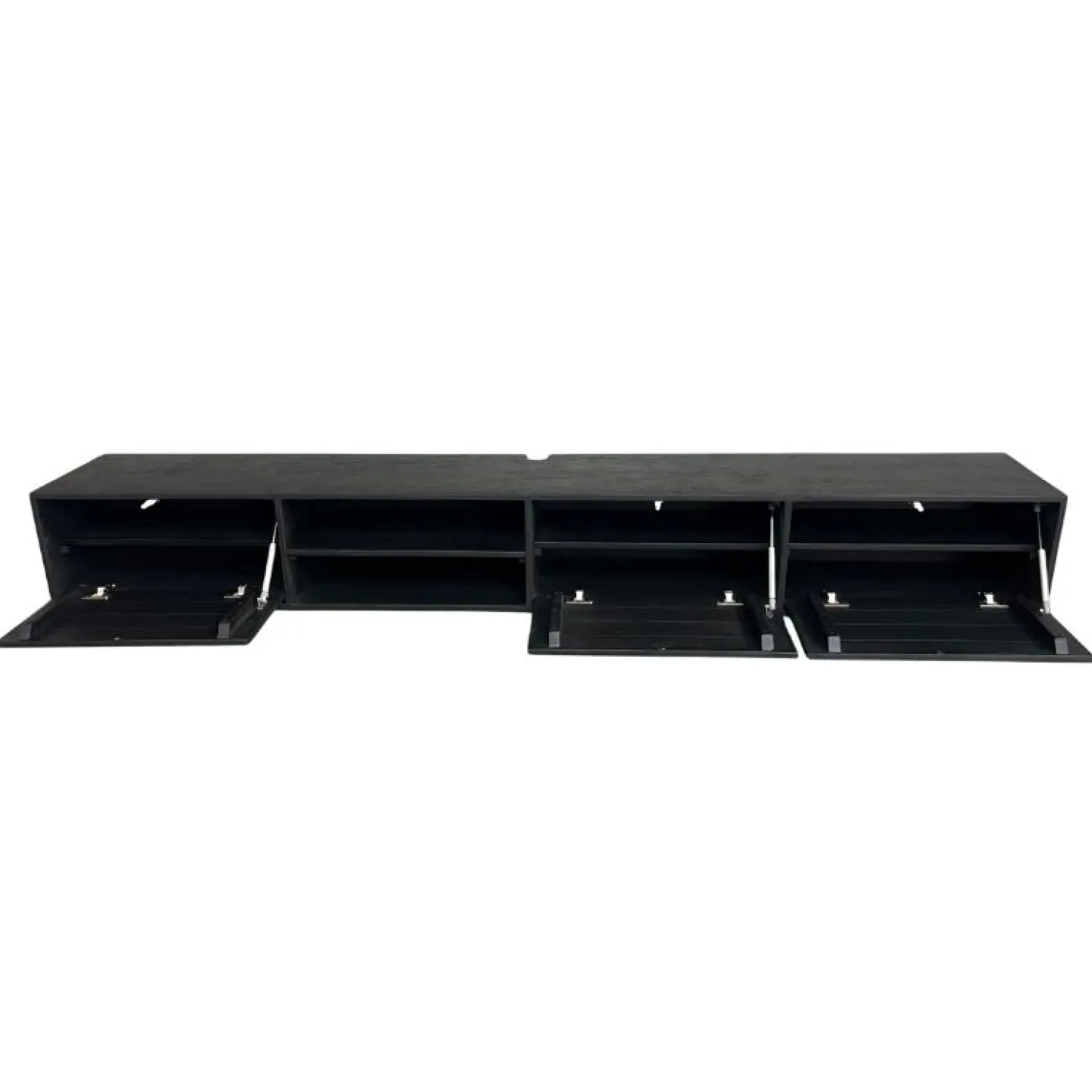 Sigge Zwevend Tv meubel zwart 240cm