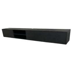 Sigge Zwevend Tv meubel zwart 240cm