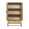 Silas Wandkast 2-Deurs Eiken Decor 85cm