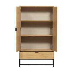 Silas Wandkast 2-Deurs Eiken Decor 85cm