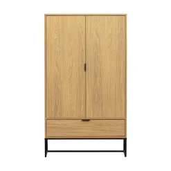 Silas Wandkast 2-Deurs Eiken Decor 85cm