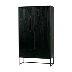 Silas Wandkast 2-Deurs Essen Blacknight 85cm