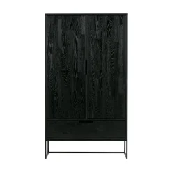 Silas Wandkast 2-Deurs Essen Blacknight 85cm