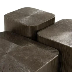 Silva Salontafel Set van 3 Bruin