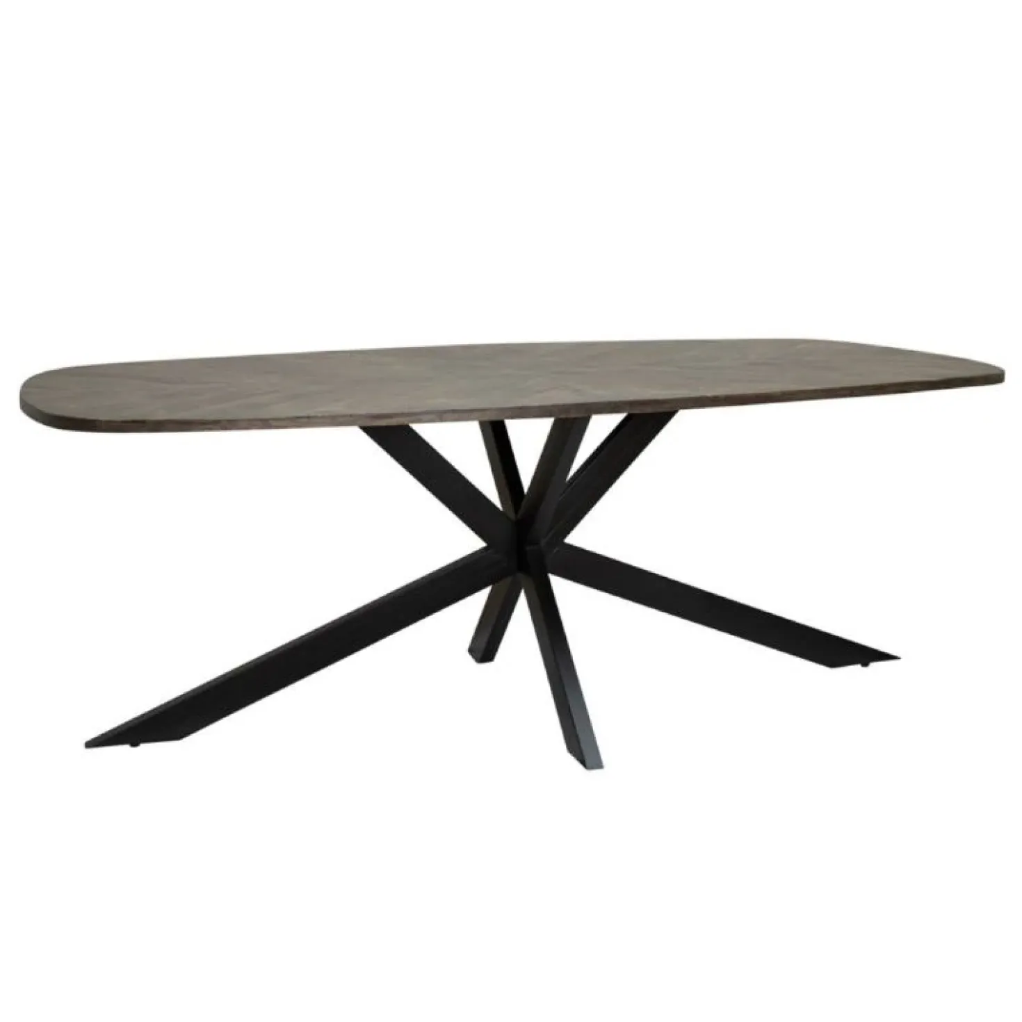 Silvi eettafel visgraat olijfbruin 180cm