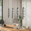 Silvio 4-lichts Hanglamp Glas