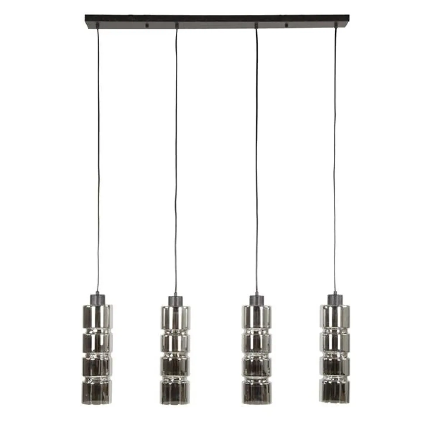 Silvio 4-lichts Hanglamp Glas