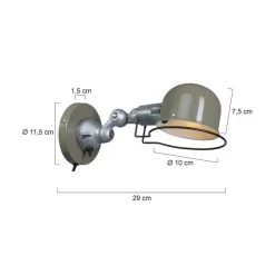 Skeever 1-lichts Wandlamp Groen
