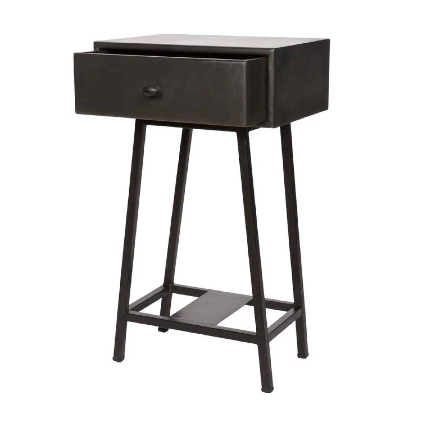 Skybox Sidetable Mangohout Zwart 40cm