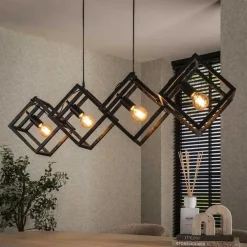 Skye 4-lichts Hanglamp Metaal