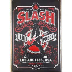 Slash 100 proof - metalen bord