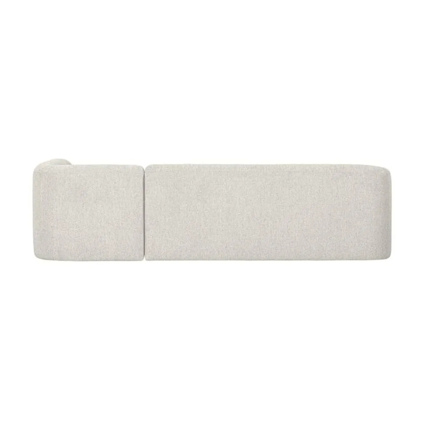 Sloping Hoekbank Rechts Pearl Melange