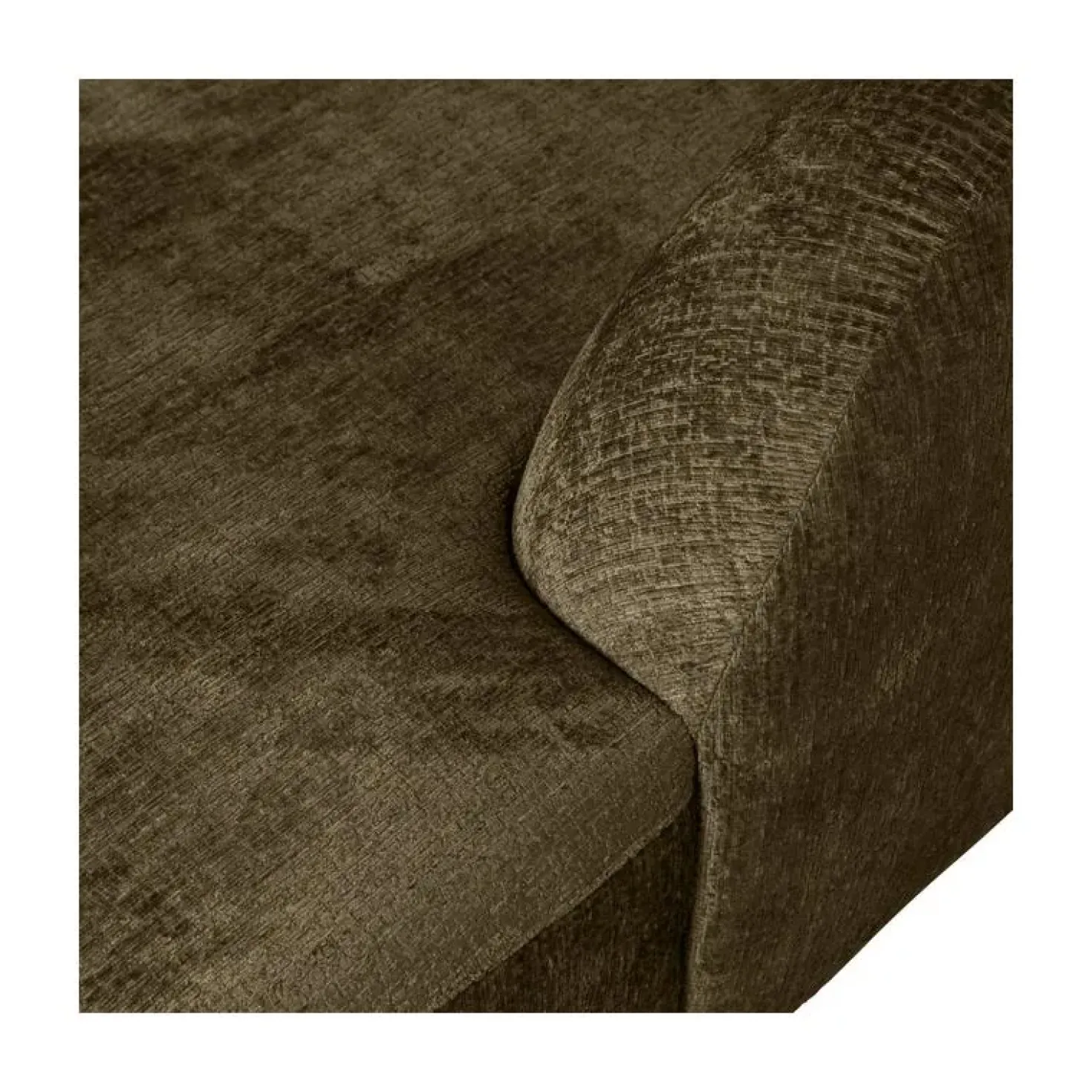 Sloping Hoekbank Rechts Structure Velvet Bonsai