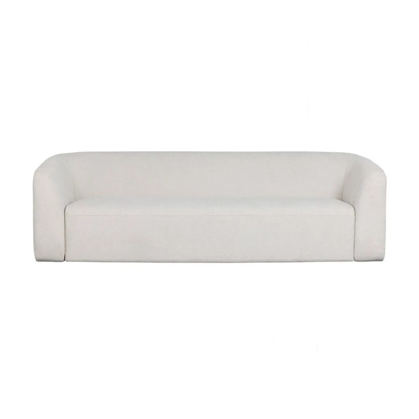 Sloping 3-Zits Bank Pearl Melange 240cm