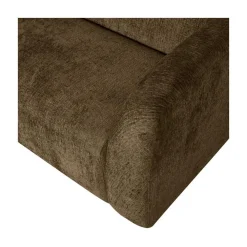 Sloping 3-Zits Bank Structure Velvet Brass 240cm
