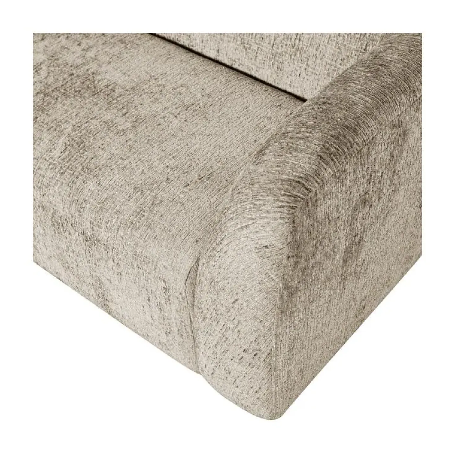 Sloping 3-Zits Bank Structure Velvet Wheatfield 240cm