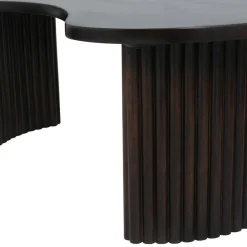 Sofia Salontafel organisch Walnoot 125cm