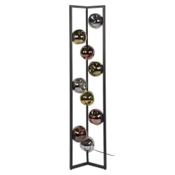 Solaro 9-lichts Vloerlamp Meerkleurig glas