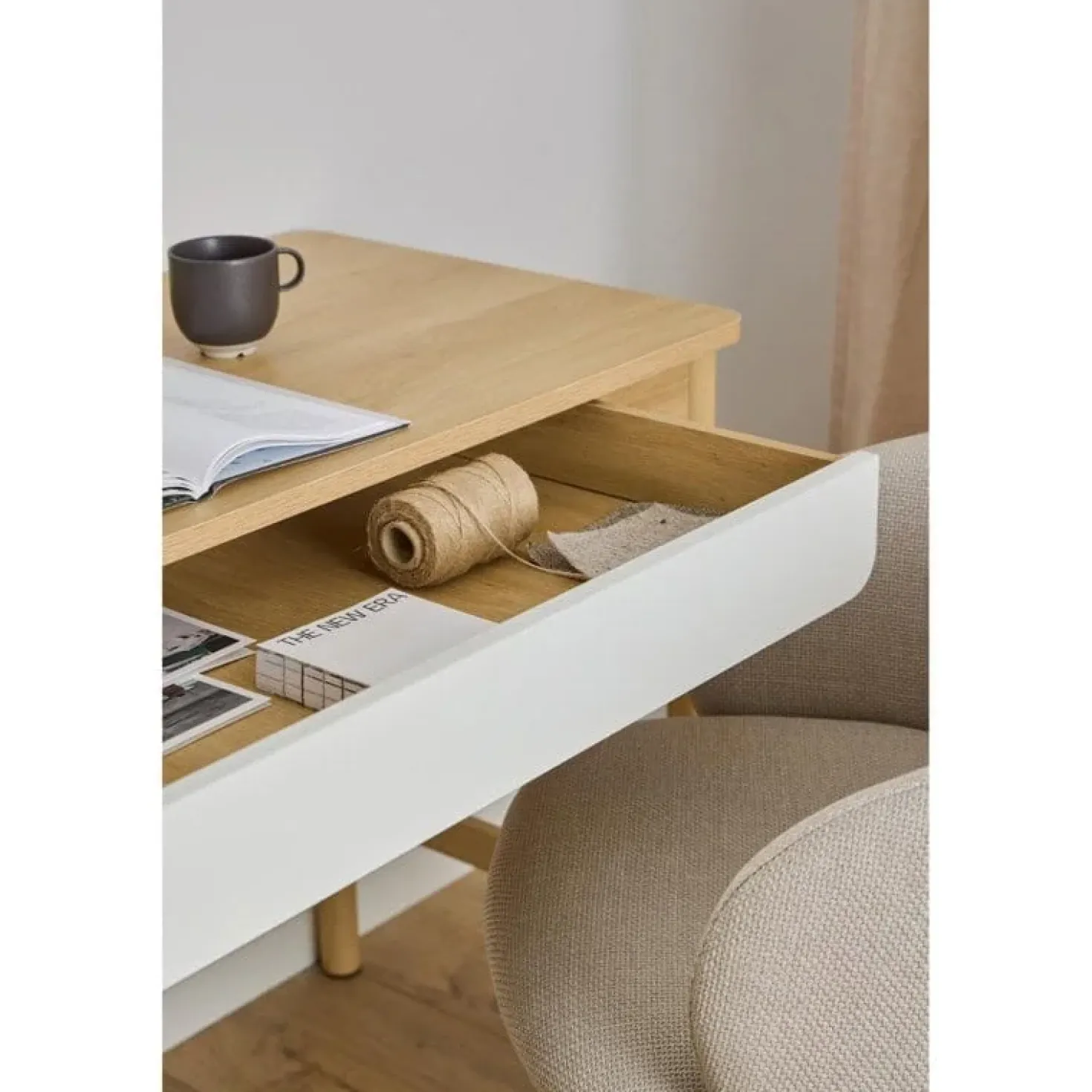 Solenta Bureau Naturel 110cm