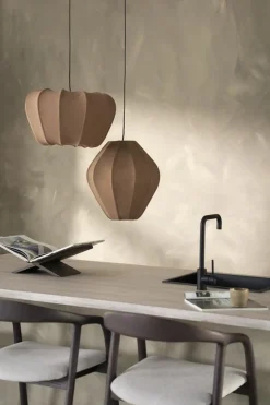 Sora 1-lichts Hanglamp Medium Bruin