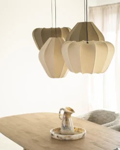 Sora 1-lichts Hanglamp Medium Naturel