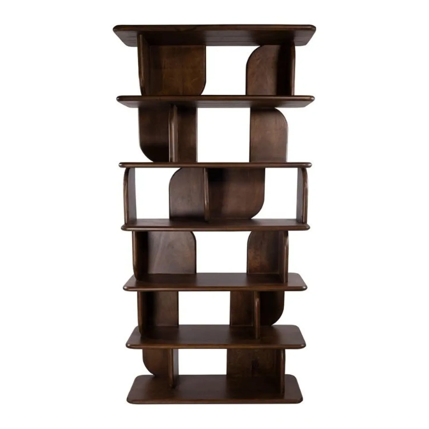 Sorano Boekenkast mangohout Walnoot 90 cm