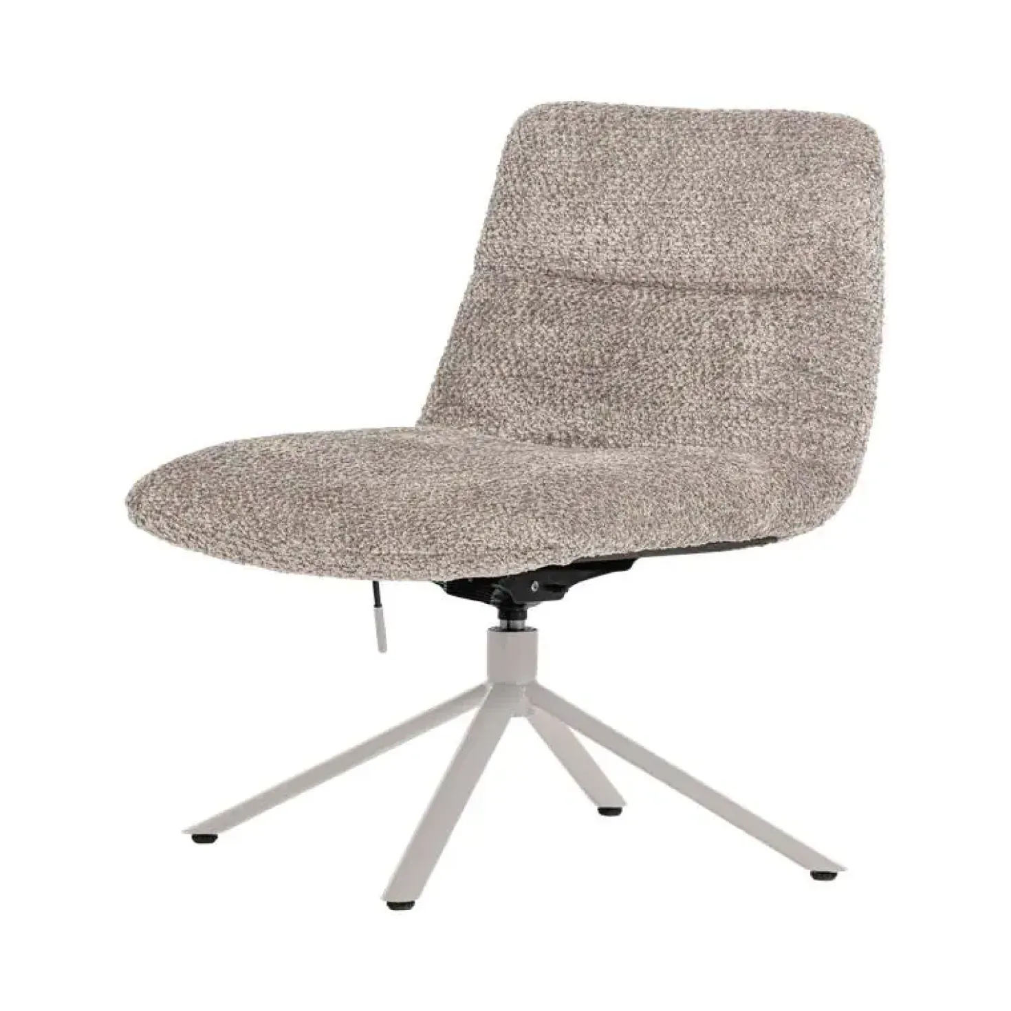 Soren Draaifauteuil Verstelbaar Wollig Grijs