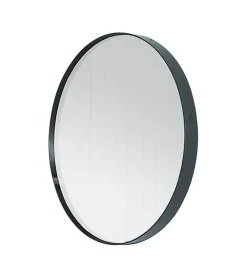 Spiegel Oder zwart rond 60cm