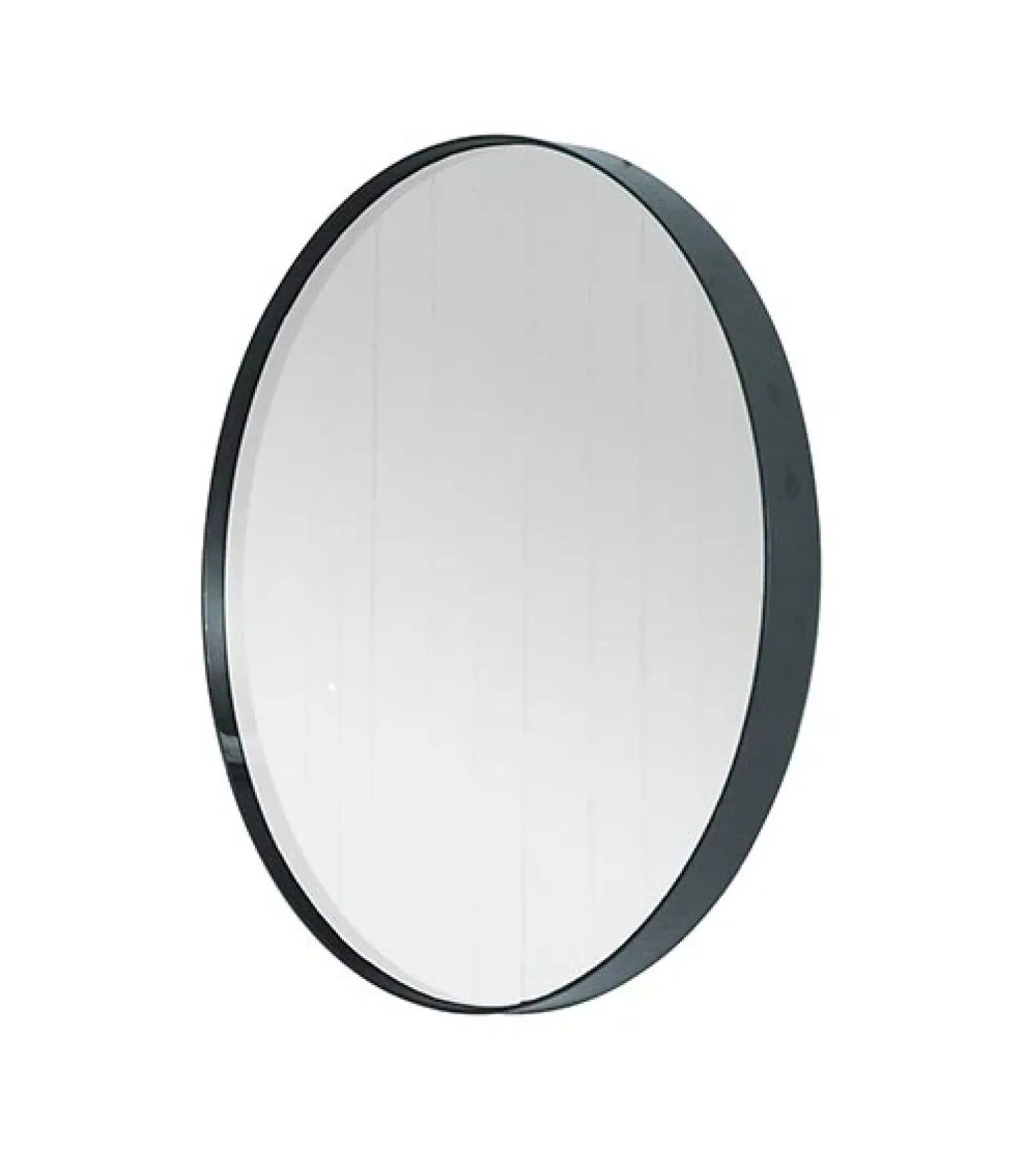 Spiegel Oder zwart rond 60cm