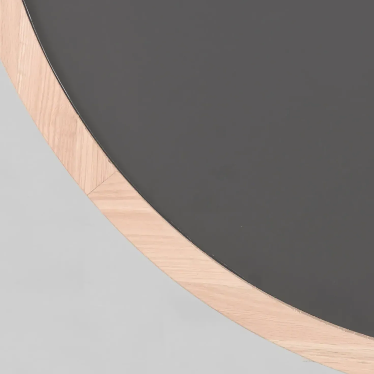 Spiegel Oliva Naturel rond Eikenhout 110cm