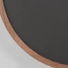 Spiegel Oliva Walnoot rond Eikenhout 110cm