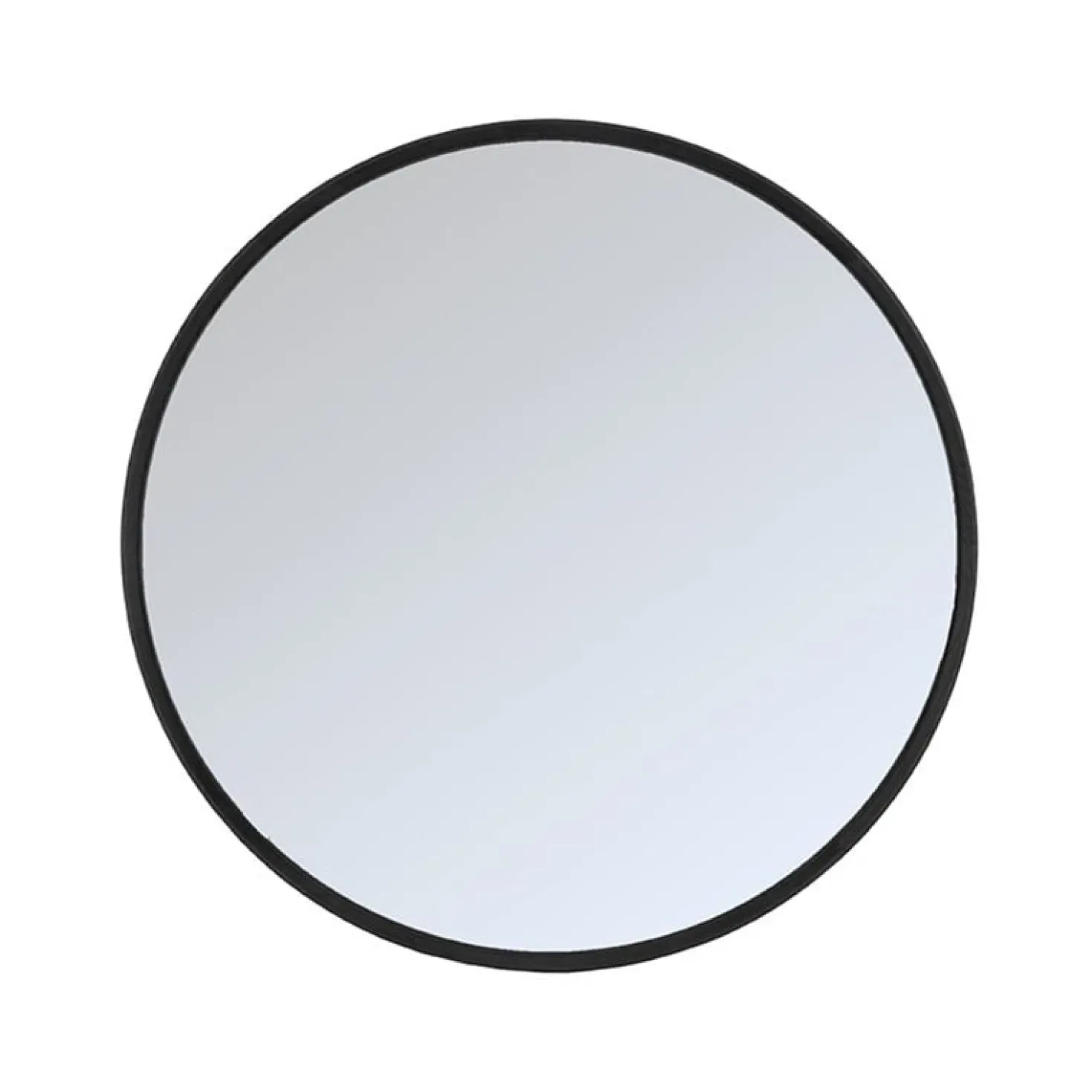 Spiegel Oliva Zwart rond Eikenhout 110cm
