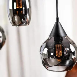 Spix Hanglamp 5-lichts smoke glas