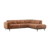 Statement Hoekbank Rechts Chenille Velvet Terra