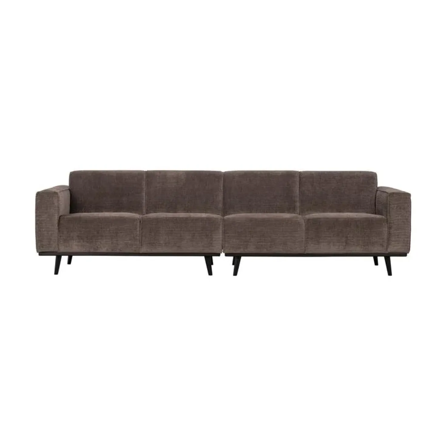 Statement 4-Zits Bank Ribstof Taupe 280cm